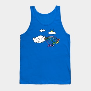 Clouds give birth to rainbow babies Tank Top